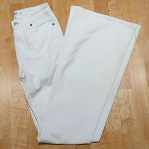 White Flared Jeans
